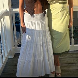 White Brandy Melville Maxi skirt, size small